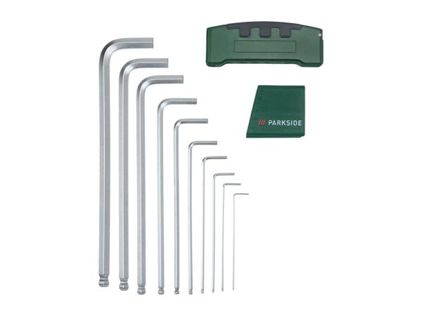 Parkside TX Keys / Hex Keys - 11 Piece Set