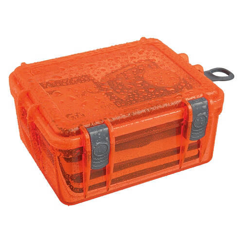 Large Watertight Case with Gear Divider, Orange