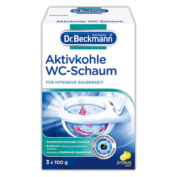 Aktivkohle WC-Schaum