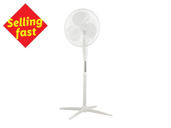 White Pedestal Fan