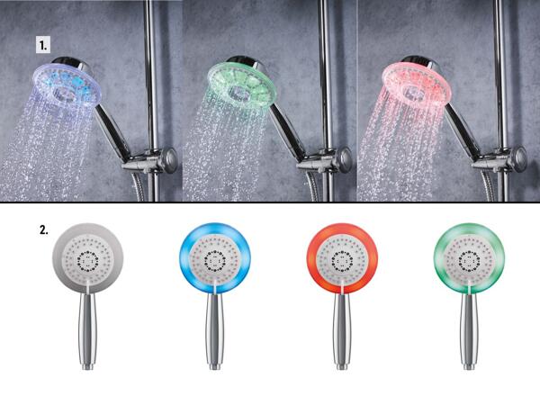 Pommeau de douche à LED