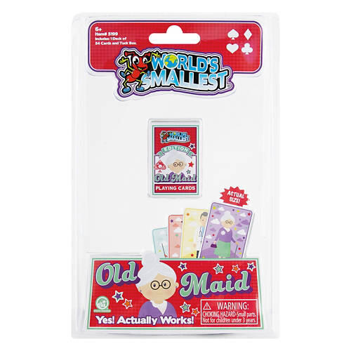 World's Smallest Kids Toys - Classic Card Game