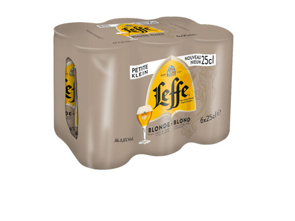 Bière d'abbaye en canette*