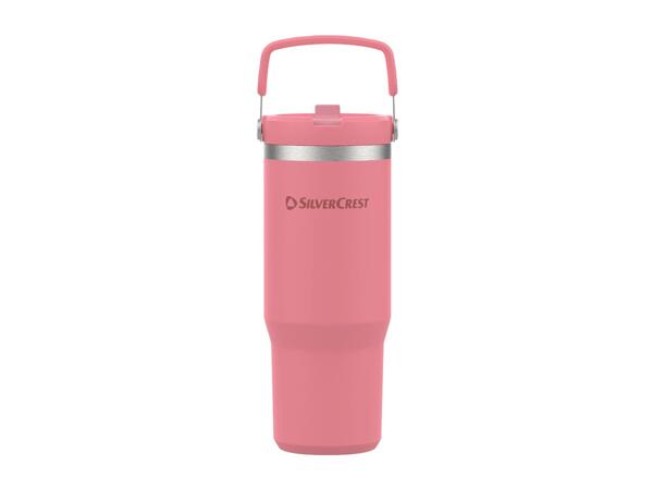 Silvercrest Pink Stainless Steel Insulated Mug