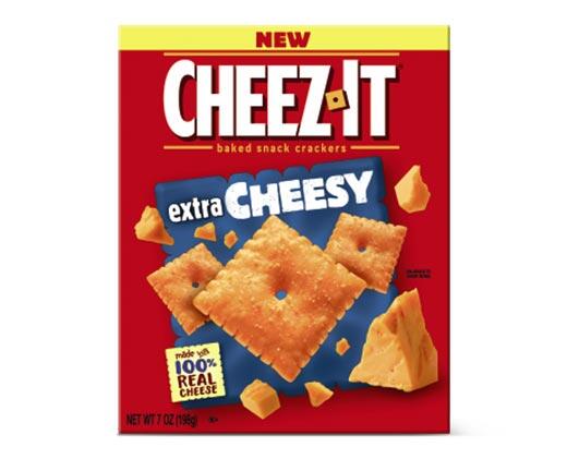 Cheez-It 
 Extra Cheesy or White Cheddar