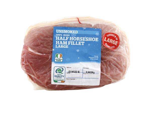 Large Half Horseshoe Irish Ham
