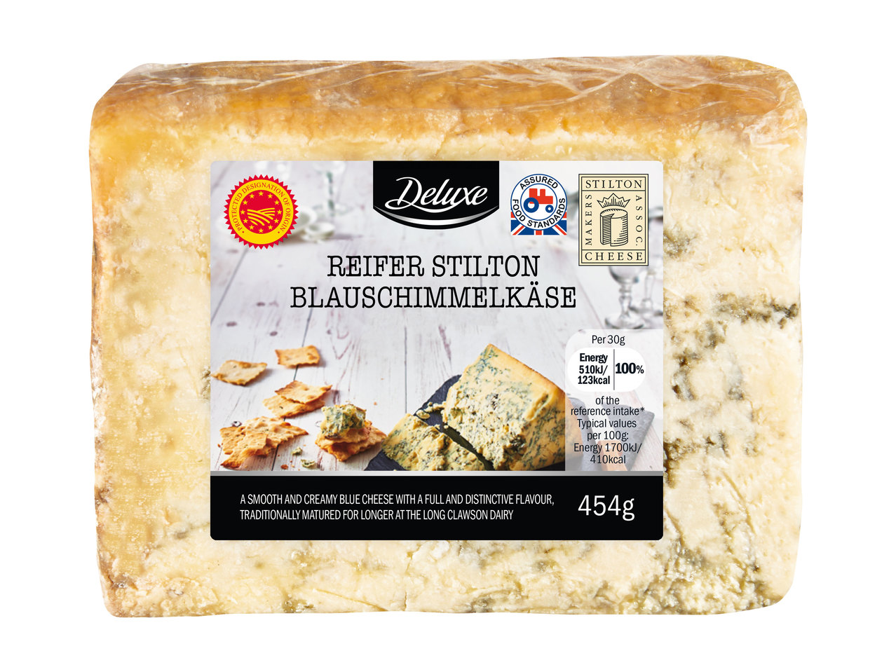 DELUXE Reifer Stilton Blauschimmelkäse