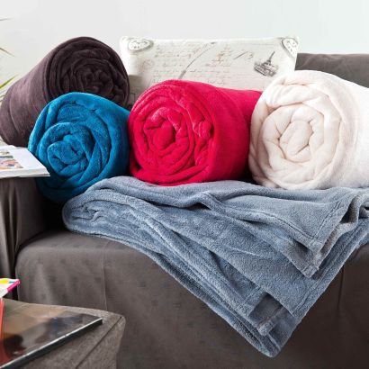 Coralfleece-Decke
