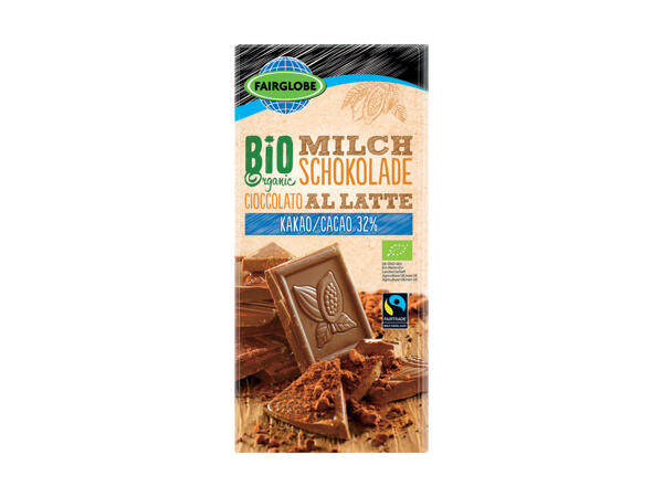 Chocolat au lait bio