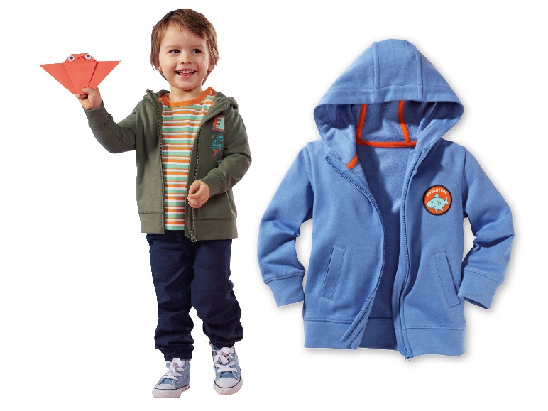 Boys' Hooded Sweatjacket