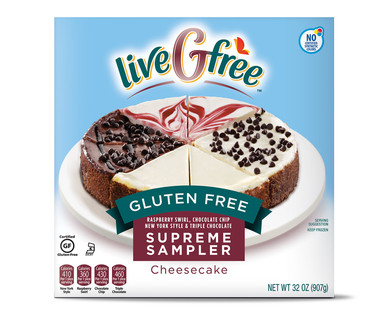 liveGfree Gluten Free Cheesecake