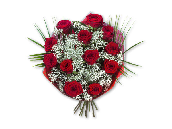 Langstilket rosebuket