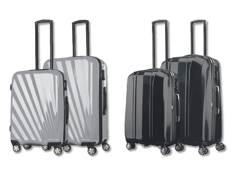Valises en polycarbonate, 2 pièces ***Cet article est disponible uniquement en Suisse romande et au Tessin.***