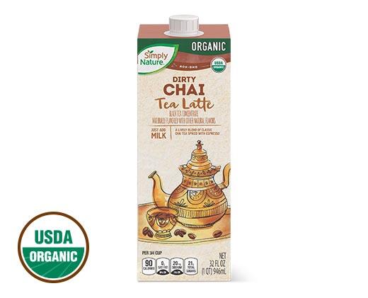 Simply Nature 
 Organic Tea Latte Concentrate Assorted Varieties