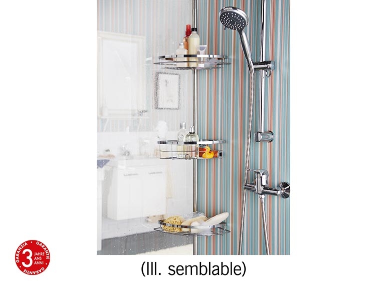 Etagère de douche télescopique ***Cet article est disponible uniquement en Suisse alémanique.***