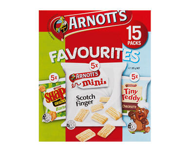 Arnott's Favourites Variety Box 15pk/375g