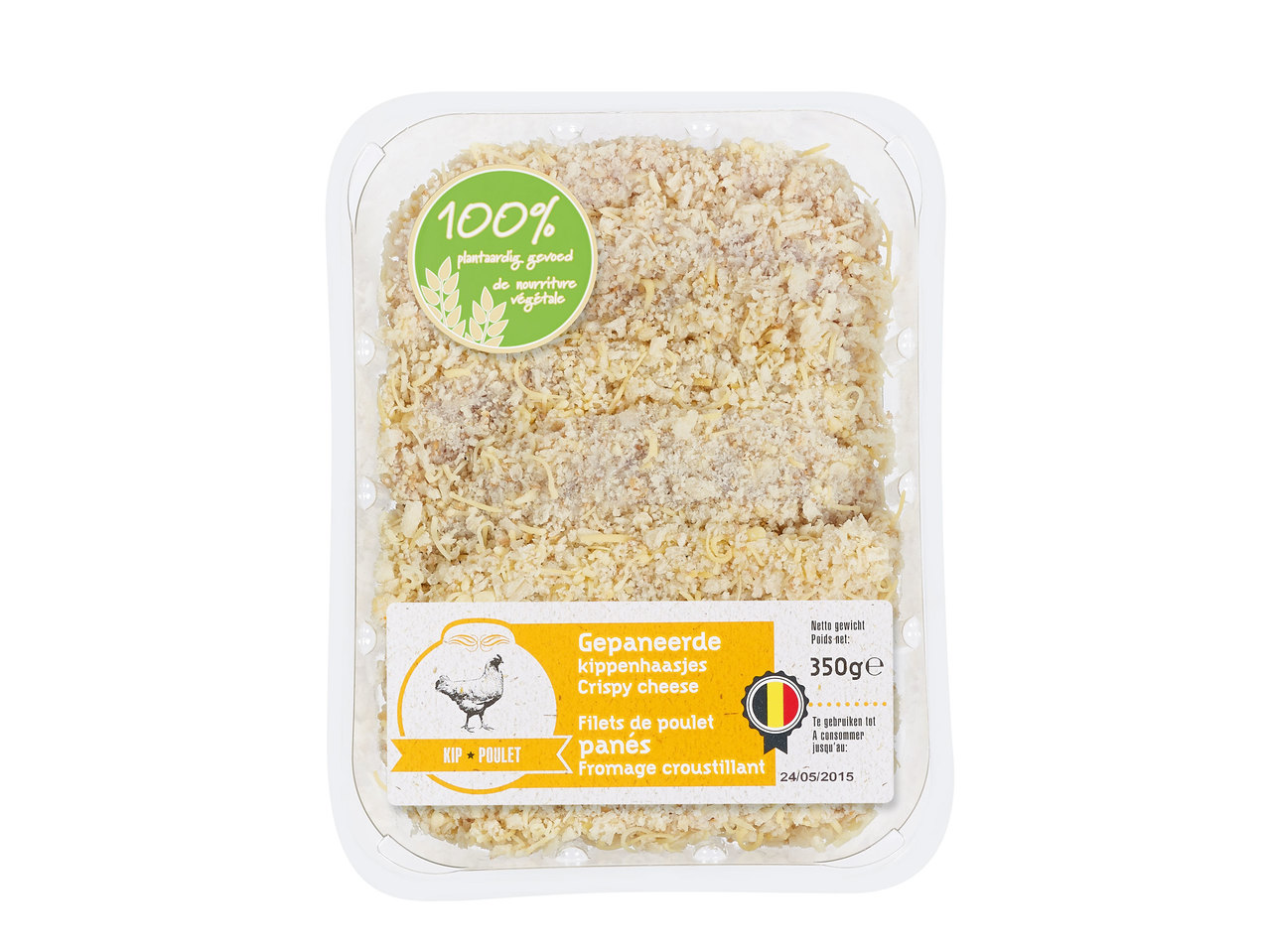 Escalopes de poulet panées au fromage
