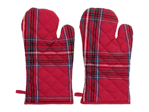 Livarno Home Oven Glove / Pot Holder Sets- 2 Piece Set