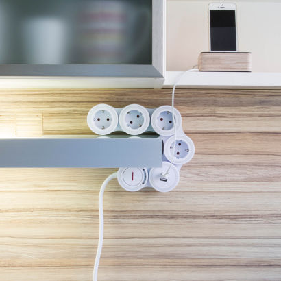 Stikdåse med USB-stik