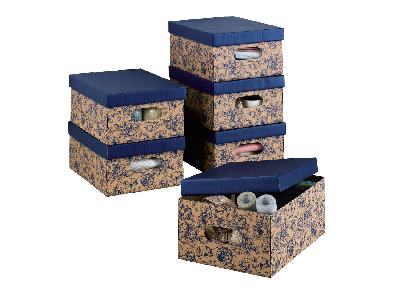 Úložné boxy – 6 kusů