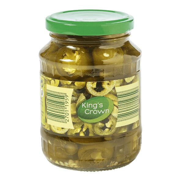 Jalapeños in Scheiben