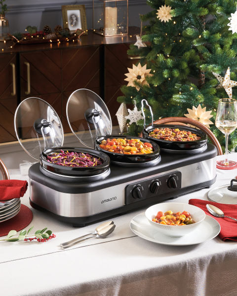 Ambiano Triple Slow Cooker