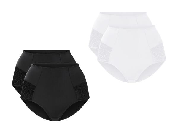 Culottes gainantes avec dentelle, set de 2