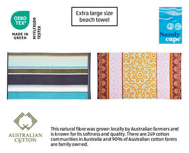 Australian Cotton Beach Towel