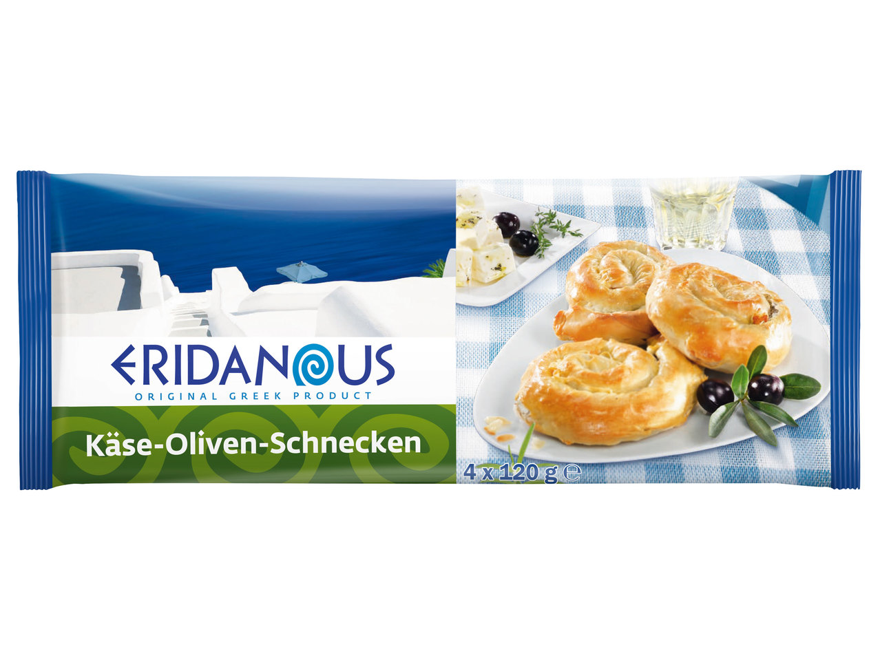 ERIDANOUS Käse-Oliven-Schnecken