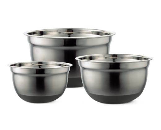 Crofton 3-Piece Stainless Steel Mixing Bowl Set - Aldi - US - Specials ...