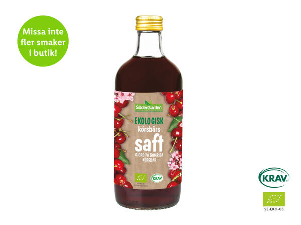 KRAV Ekologisk saft