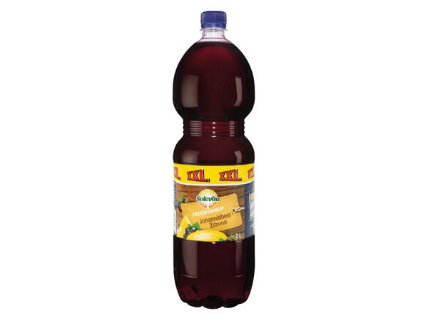 Fruchtsirup Johannisbeer- Zitrone