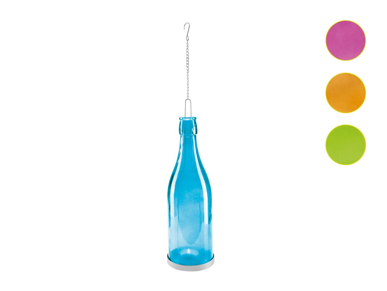 Melinera Glass Bottle Tealight Holder1