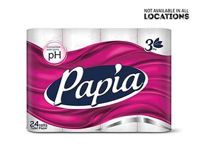 Papia 3PLY 24 Roll Bath Tissue