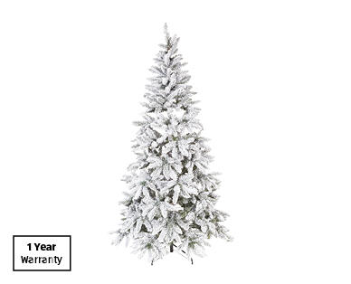 Aspen Luxury Flocked Christmas Tree 7ft (213cm)