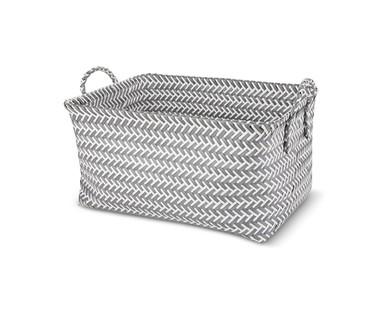Huntington Home Zig Zag Storage Basket