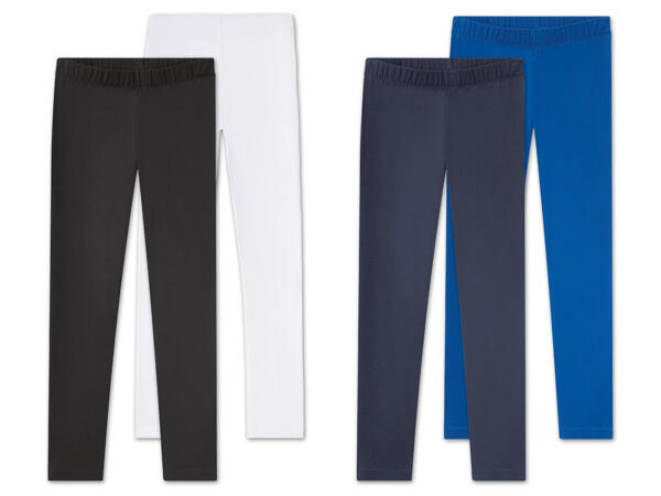 Mädchen Leggings, 2 Stück
