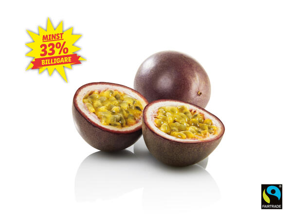 Fairtrade passionsfrukt