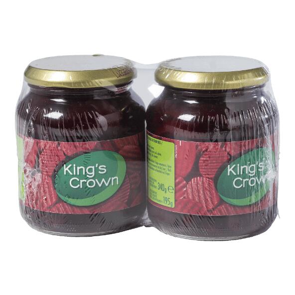 KING'S CROWN(R) 				Rondelles de betteraves, pack de 2