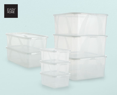 EASYHOME Klarsichtboxen-Set, 8-teilig