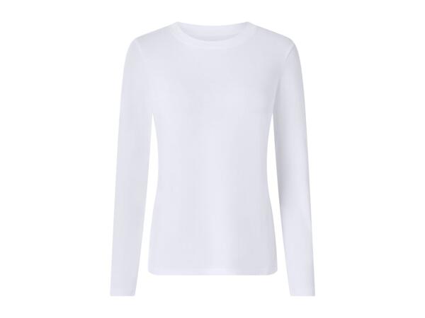 Esmara Ladies' Black & White Long Sleeve Tops - 2 Pack