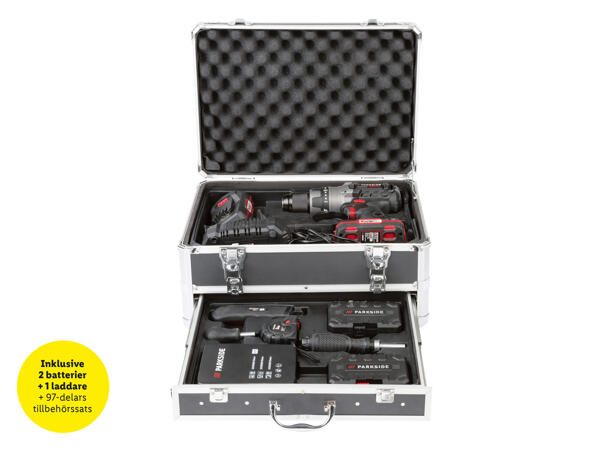 Batteridriven slagborrmaskinsats