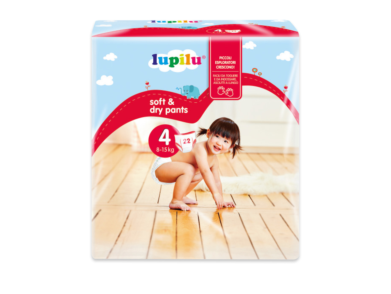 Byxblöjor maxi 8-15 kg