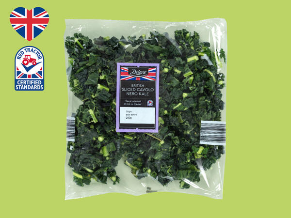 Deluxe Sliced British Cavolo Nero Kale