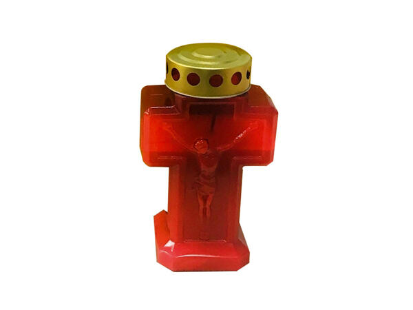 Cross-shaped Grave Candle