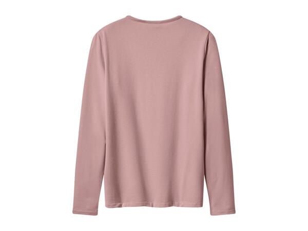 Esmara Ladies' Pink Thermal Long-Sleeve Top