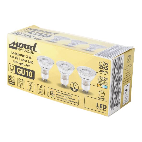 LED-Spots, 3 St.