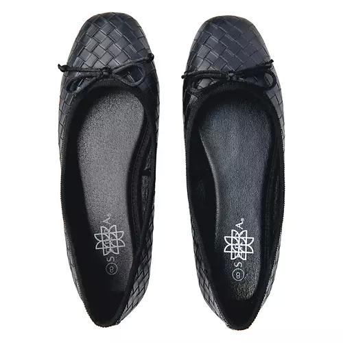 Ladies Flats - Black, 8