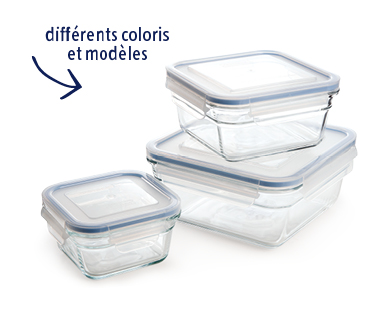 Lot de boîtes hermétiques en verre GLASSLOCK