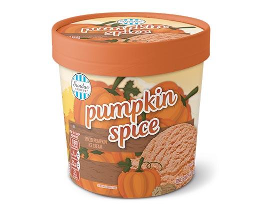 Sundae Shoppe Pumpkin Spice or Apple Cinnamon Ice Cream